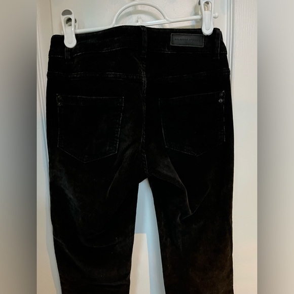 Selected Femme corduroy denim skinny pant-distressed black-bronze color hardware - Picture 4 of 11